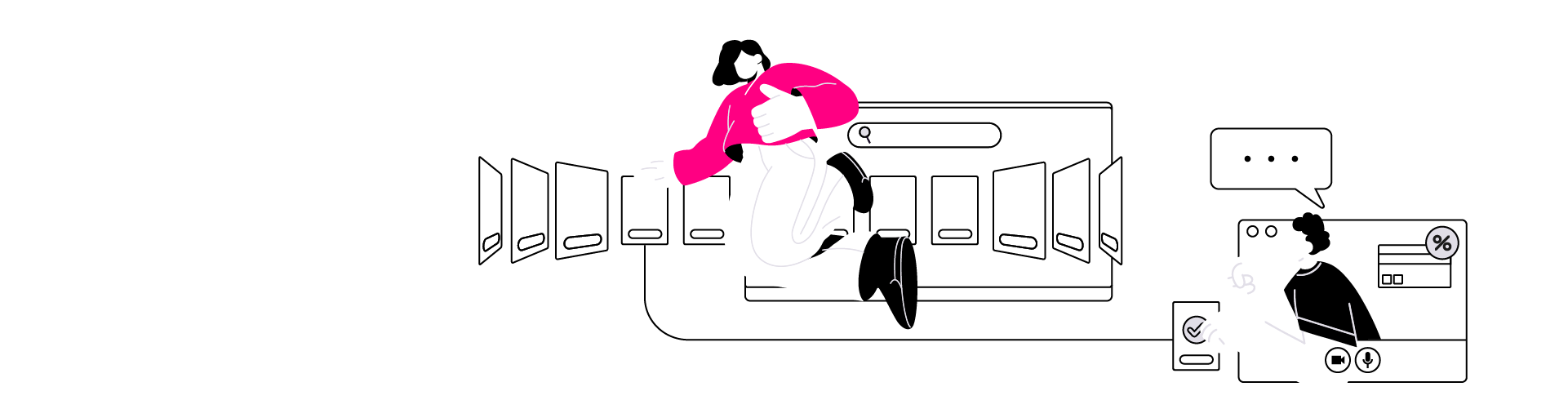 media illustration Industry page