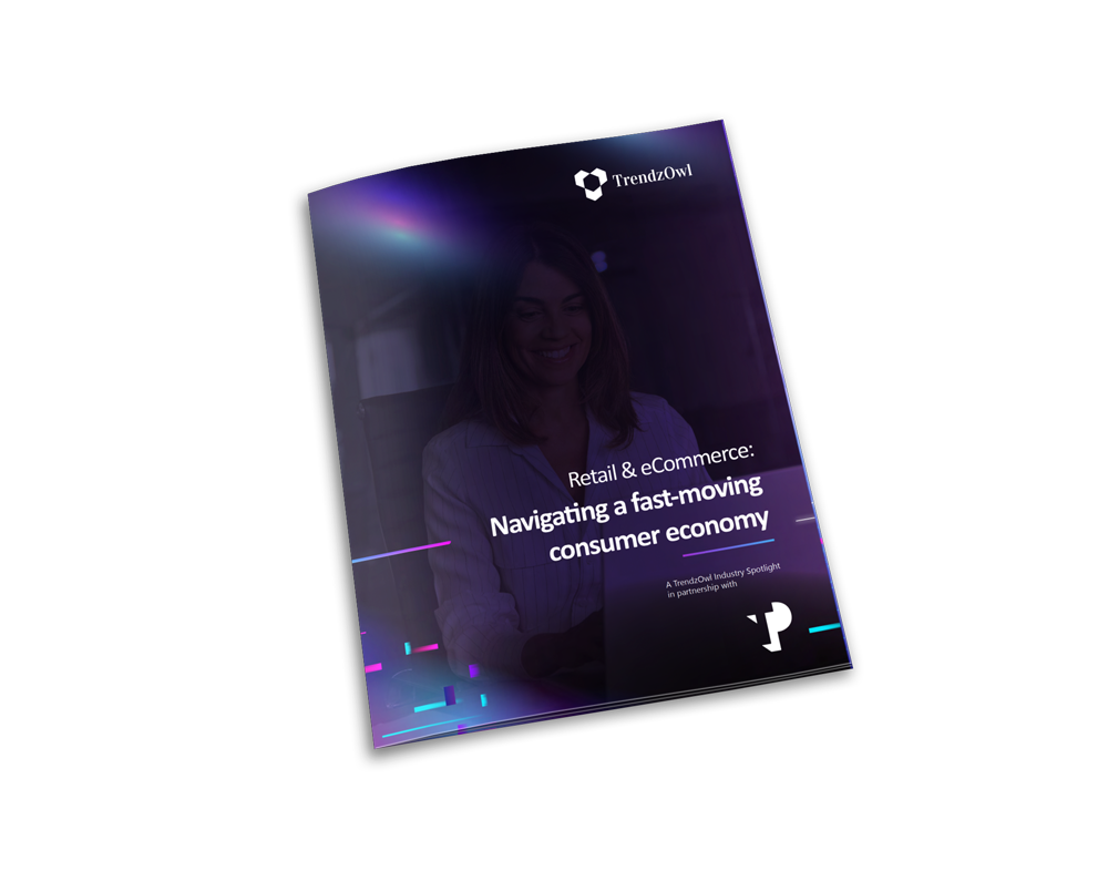 Smiling businesswoman working on a laptop, representing B2B strategies for navigating a fast-moving consumer economy. Smiling businesswoman working on a laptop, representing B2B strategies for navigating a fast-moving consumer economy.