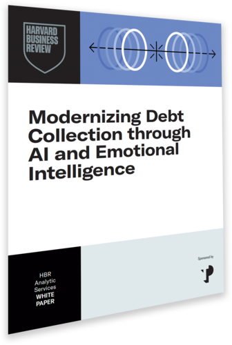 Mockup - Harvard Business Review - Modernizing Debt Collection through AI and EI.