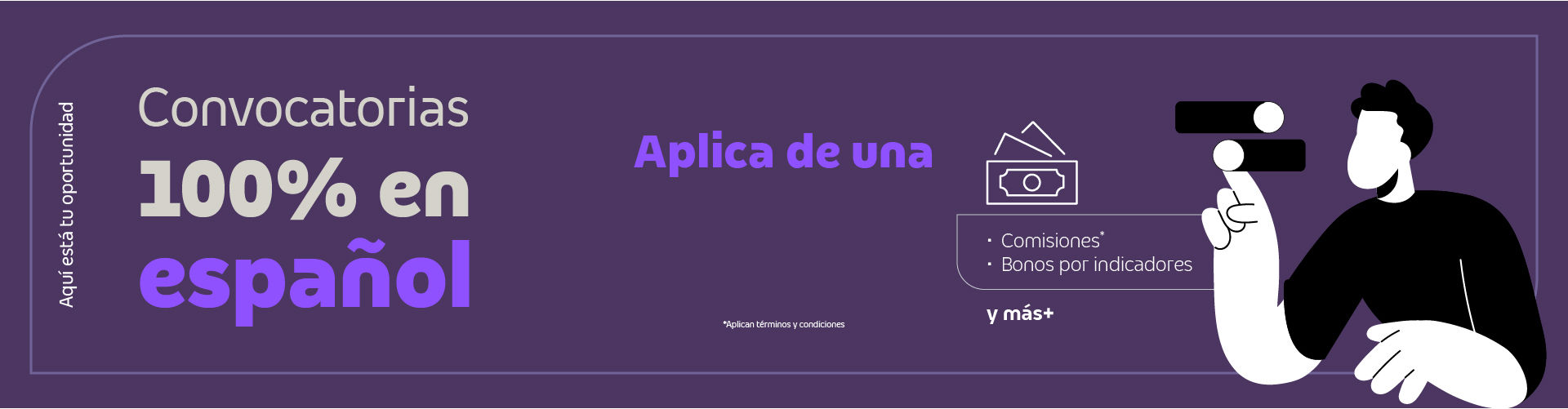 Convocatorias en español 100%  en español con TP