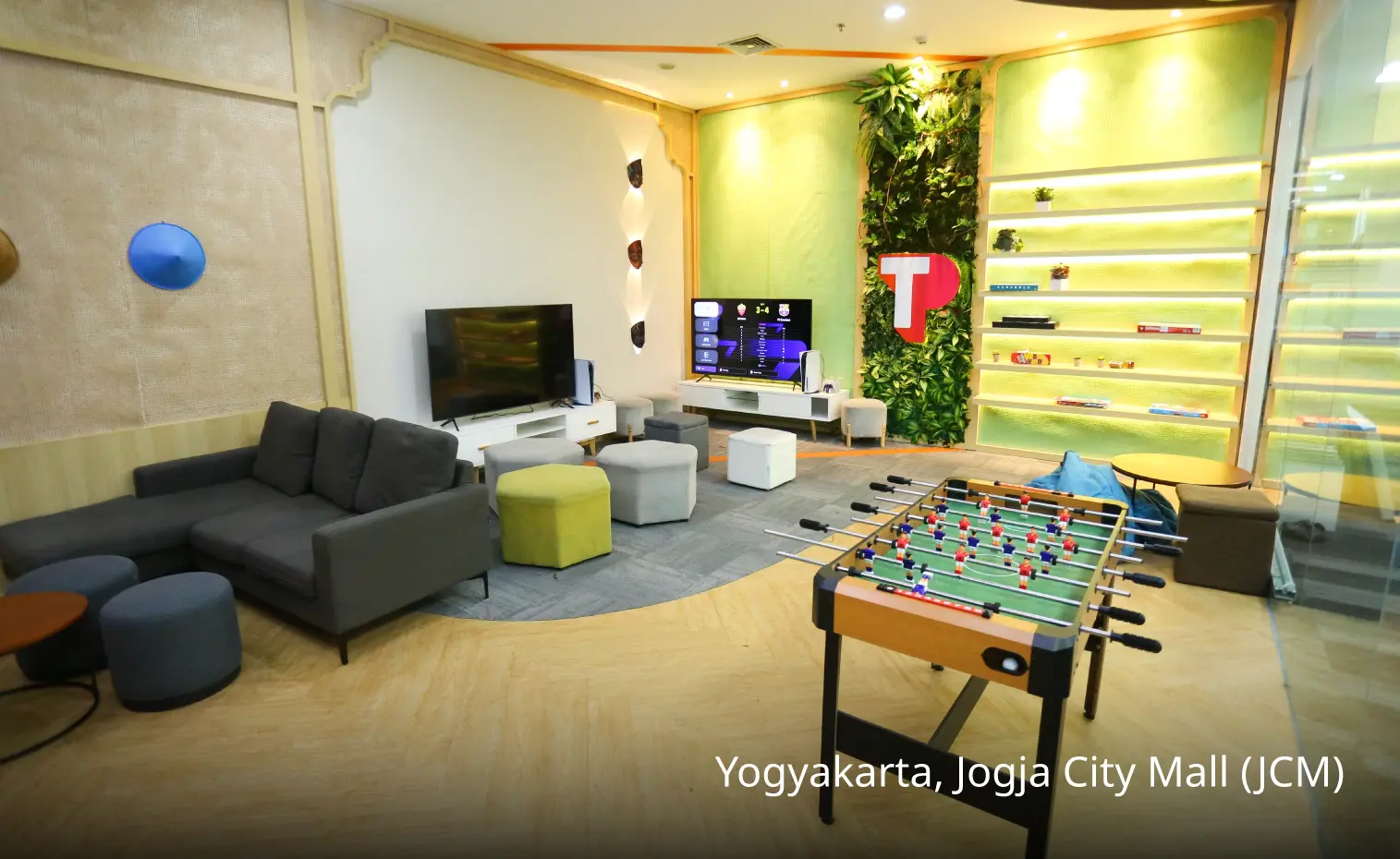 Recreation area at TP Yogyakarta, Jogja City Mall (JCM), Indonesia.
