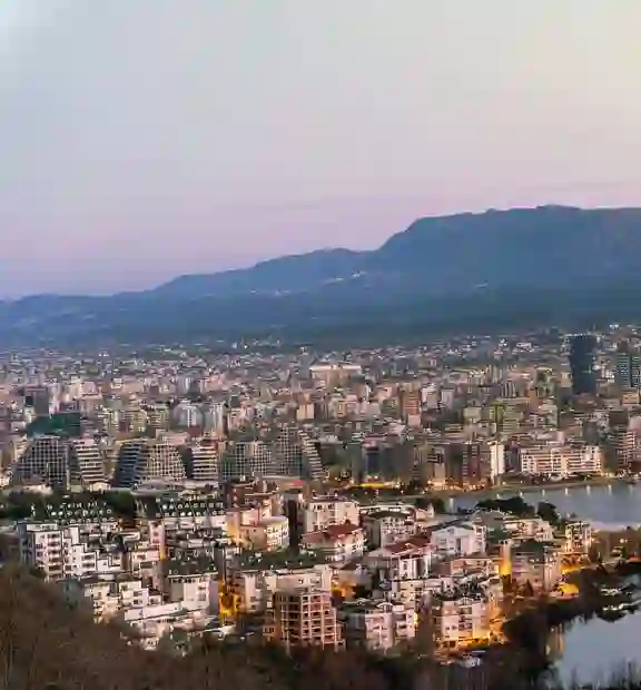 City overview from Tirana - TP in Albania banner