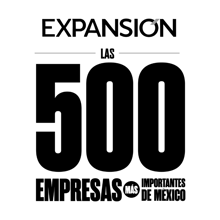 500 Most Important Companies in Mexico award badge