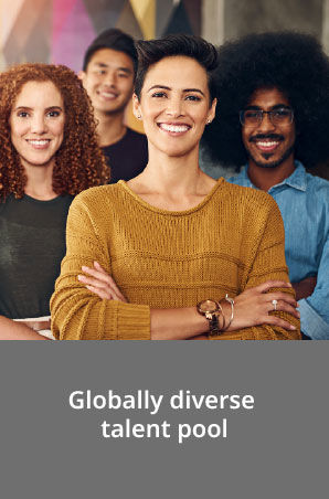 Globally diverse talent pool