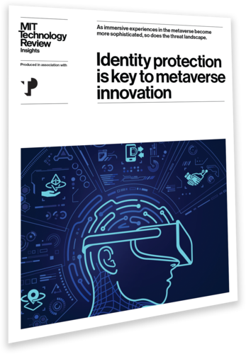 Mock Up White Paper MIT Technology Review Insights Identity Protection Is Key To Metaverse Innovation
