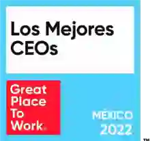 Los Mejories CEOs, Great Place to Work logo Mexico 2022