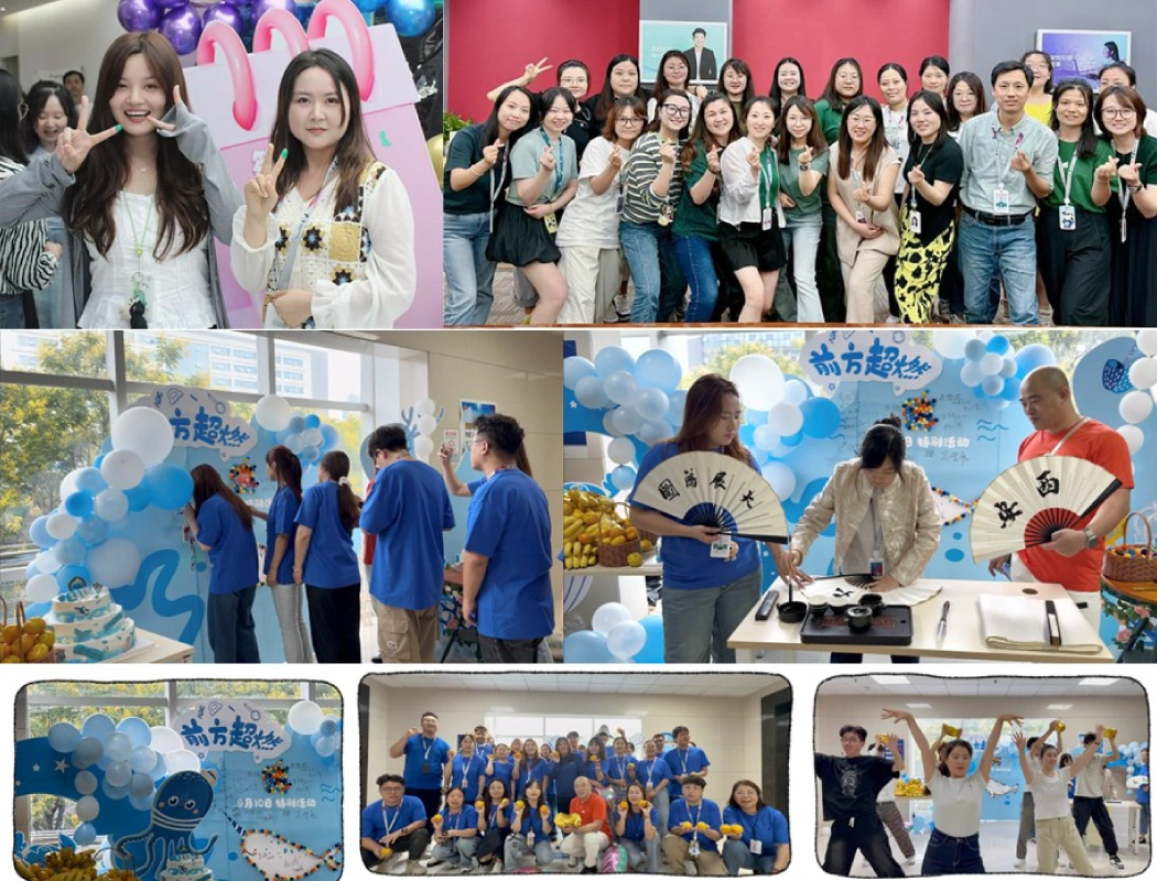 TP team enjoys vibrant team-building activities, celebrating together with fun and collaboration