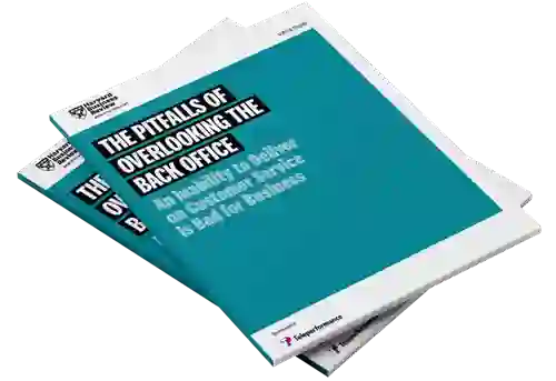 A white paper mockup from Harvard Business Review