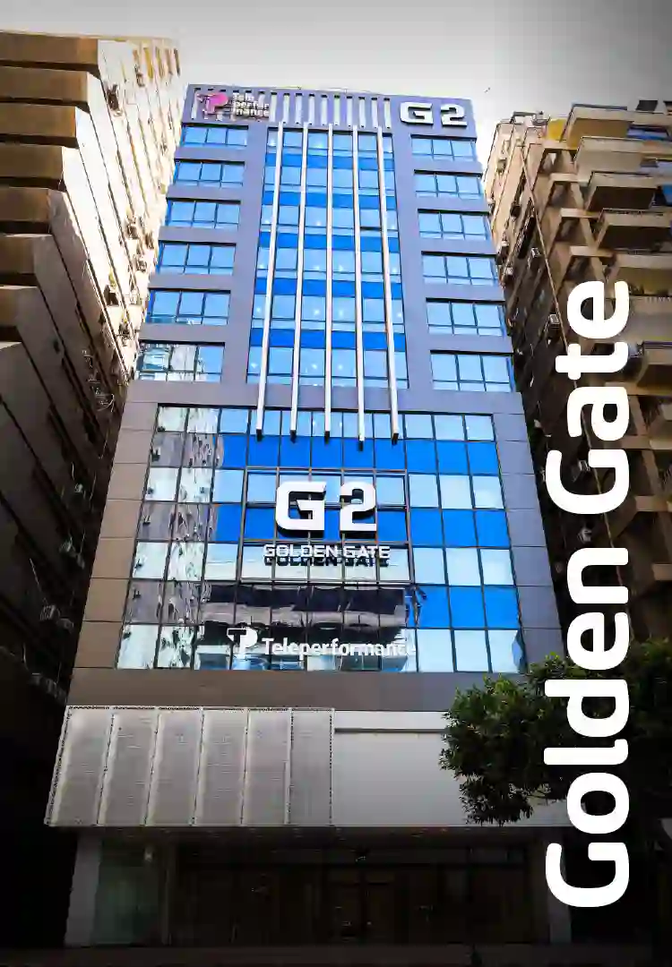 TP in Egypt - Golden Gate building front view 