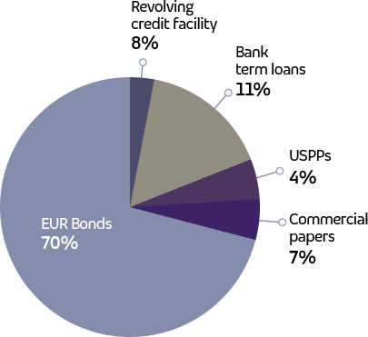 Financing sources diversification