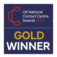 UK National Contact Centre Awards 2026 badge