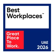 2026 Best Workplaces by GPTW award badge - TP in the United Arab Emirates