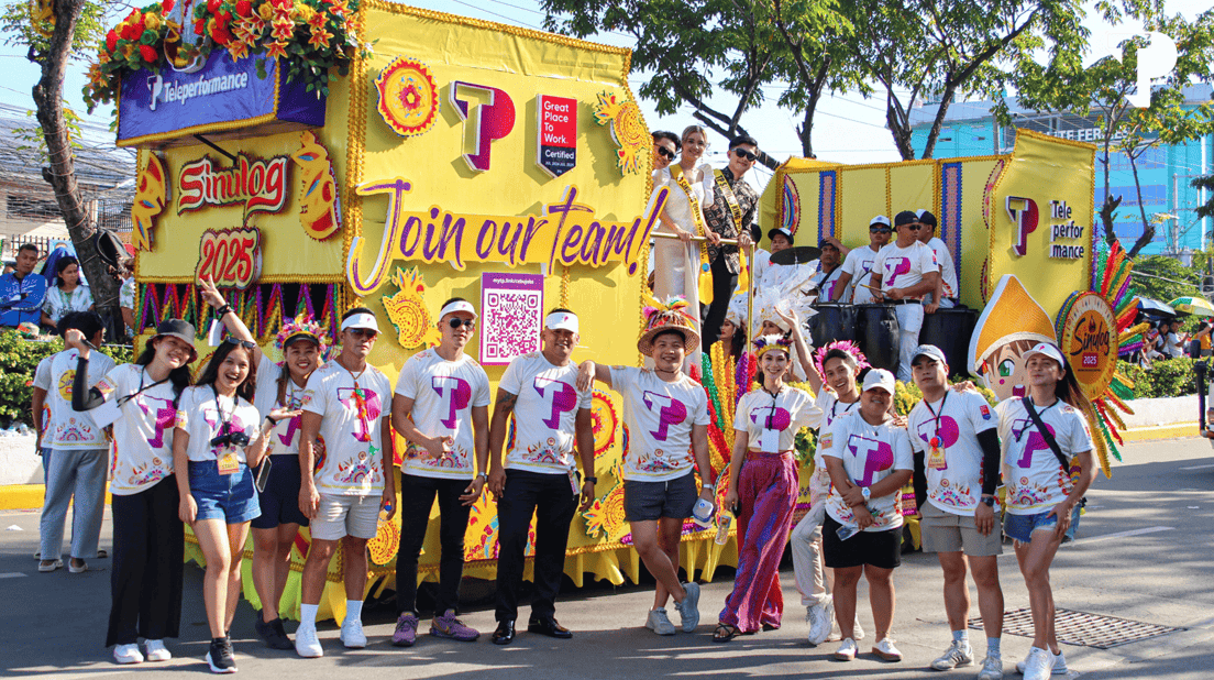 TP teammates at the TP float join the Grand Parade of Sinulog Festival 2025