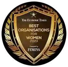 Best Organization for Women award badge