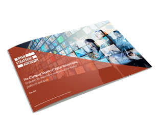 A white paper cover depicting modern bright screens 