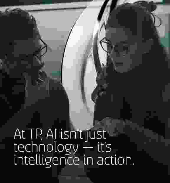 Colleagues carrying a conversation 