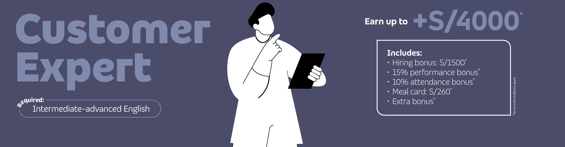 Desktop careers banner highlighting job opportunities and workplace environment.