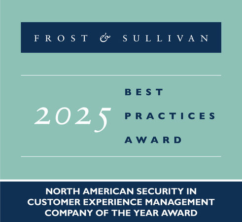 Frost & Sullivan 2025 North American Security award badge  Frost & Sullivan 2025 North American Security award badge