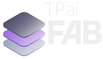 TP.ai FAB logo white