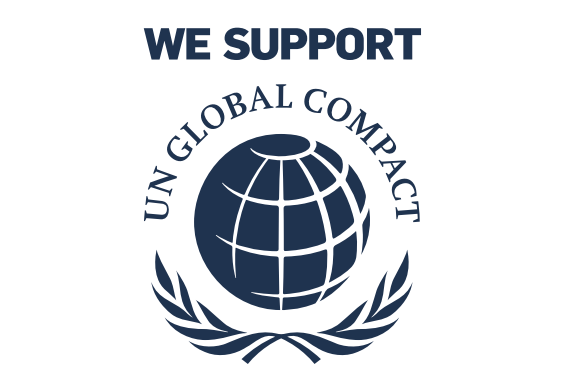 Un global compact logo
