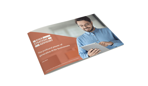 The Profound Power Of Generative Ai For Business mockup The Profound Power Of Generative Ai For Business mockup