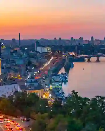 Ukraine seen from above