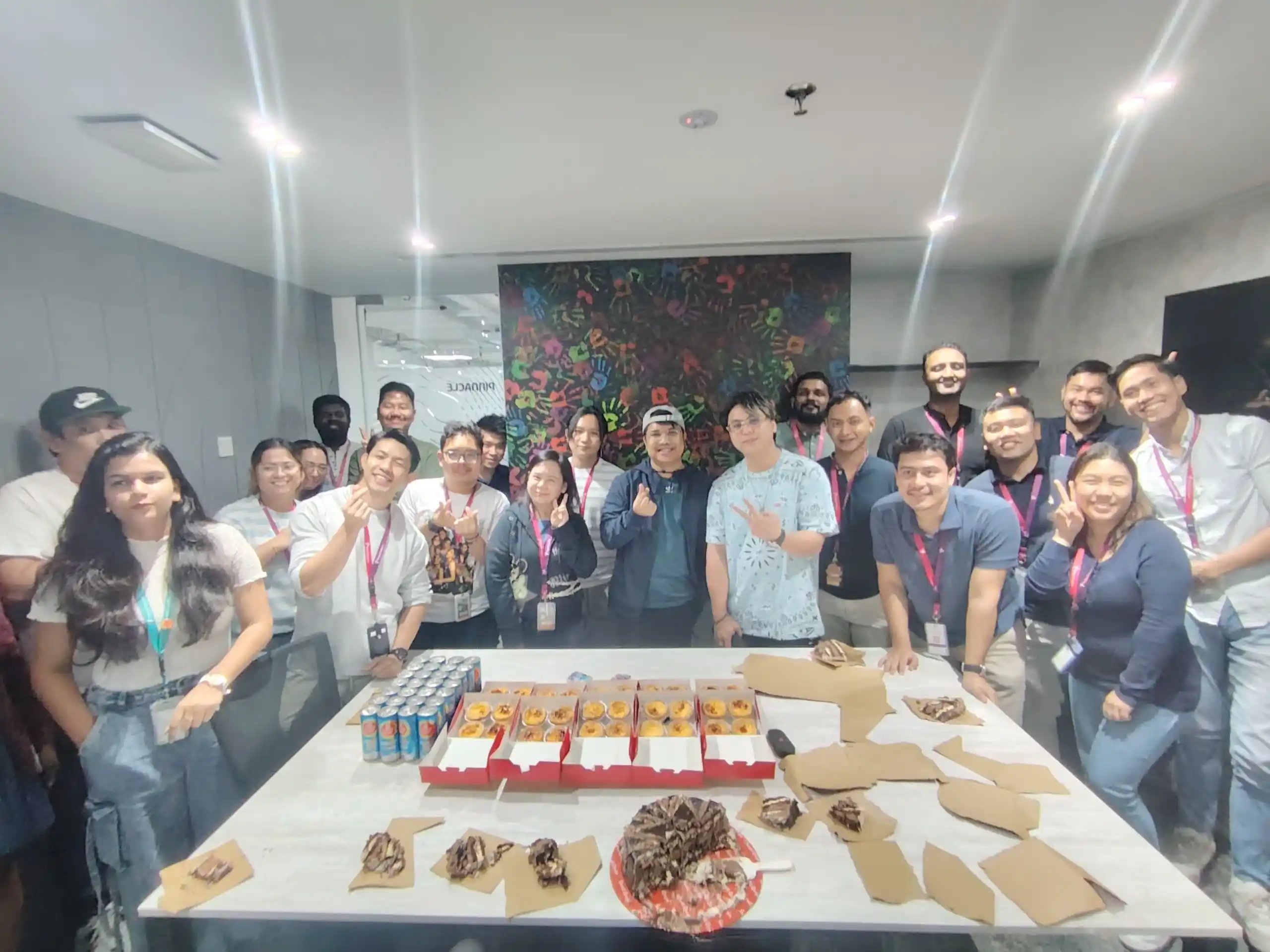 TP colleague sharing great moments together