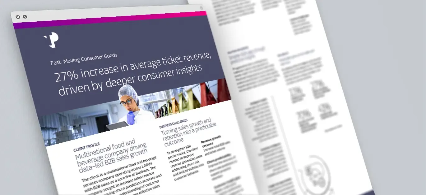 TP case study highlighting a 27% increase in average ticket revenue.