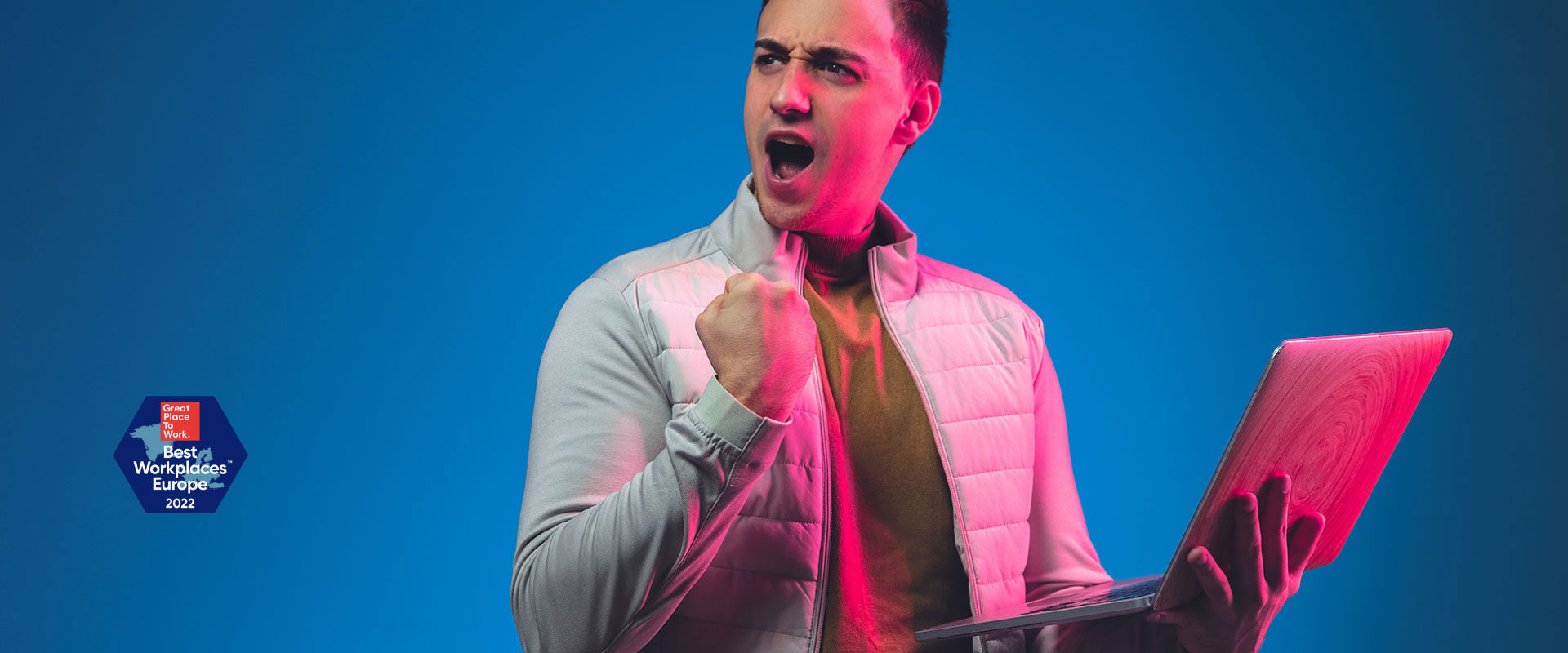 Best Workplaces in Europe 2022 award badge