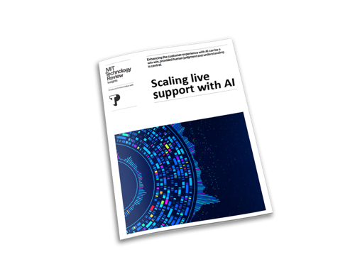 MIT Technology Review: Scaling live support with AI