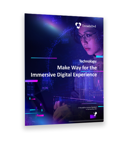 Make way for the immersive digital experience white paper cover. 