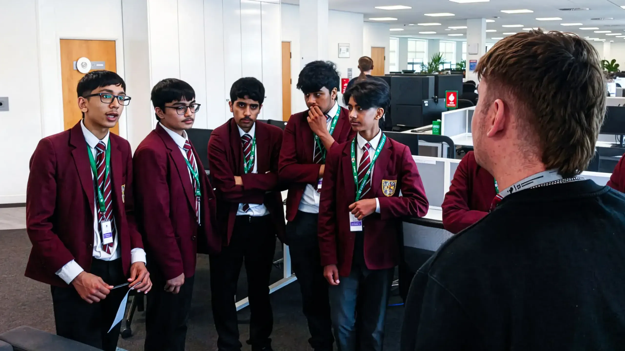 Students participate in TP's career mentoring and development program.