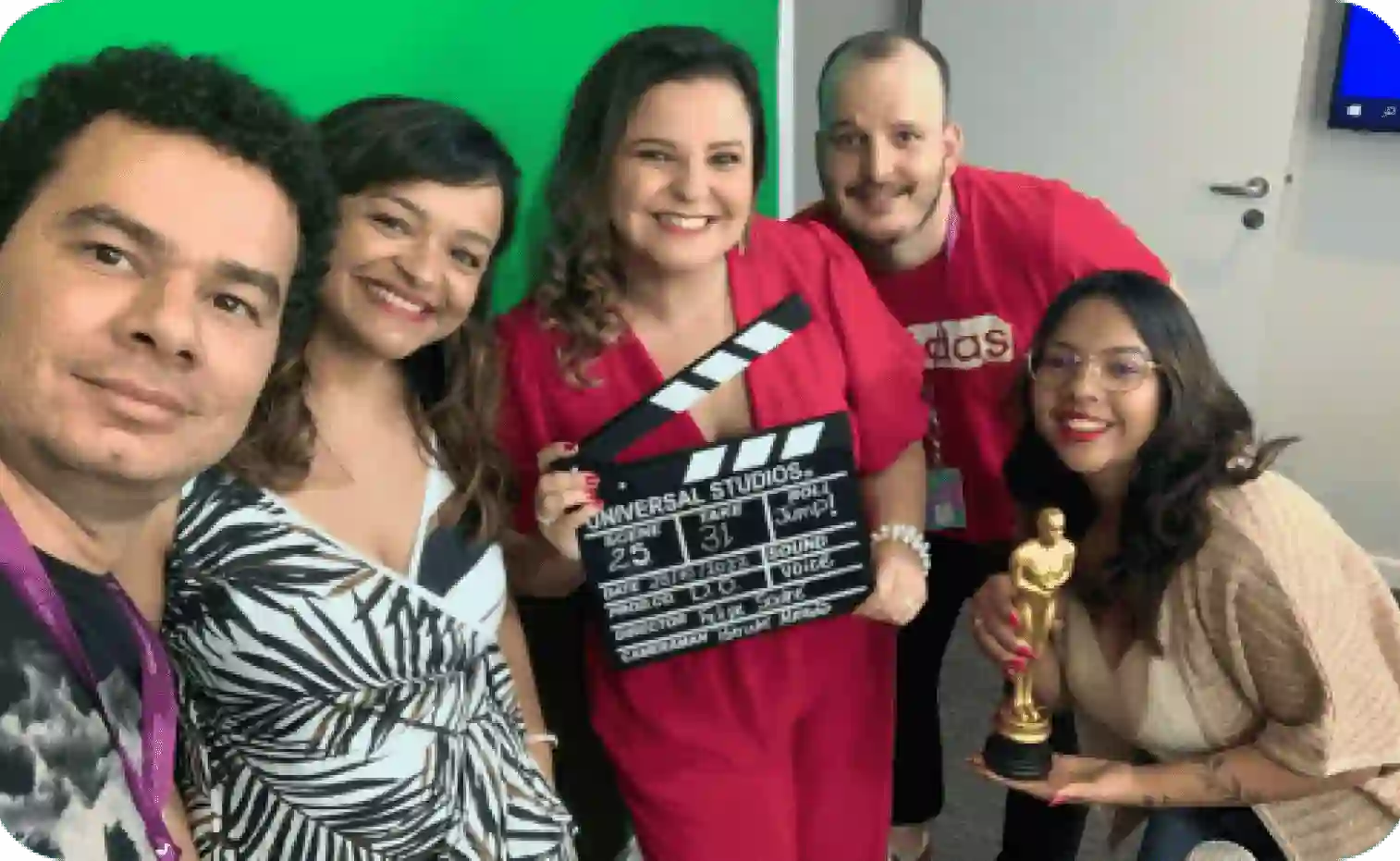 TP employees performing a movie