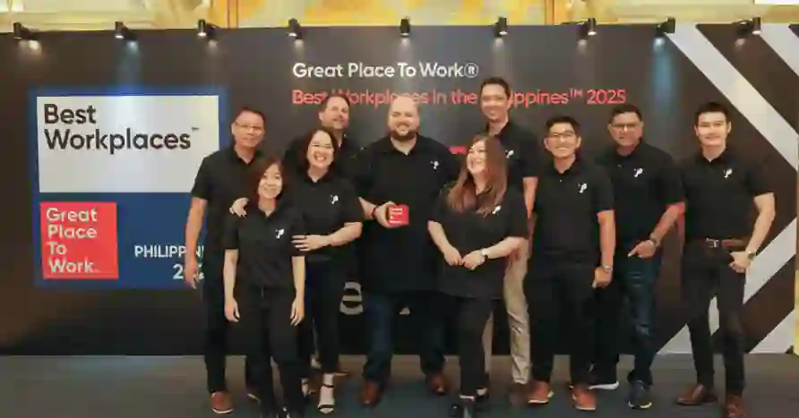 TP in the Philippines team celebrating Best Workplace award for the 4th consecutive year