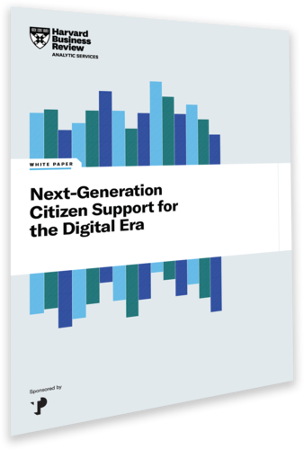 Harvard Business Review white paper mockup - Next generation citizen support for the digital era Harvard Business Review white paper mockup - Next generation citizen support for the digital era