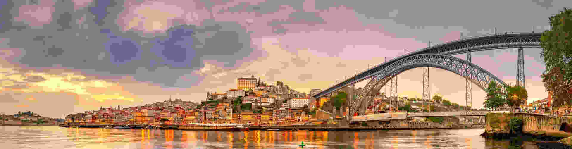 View of the city of Porto, in Portugal