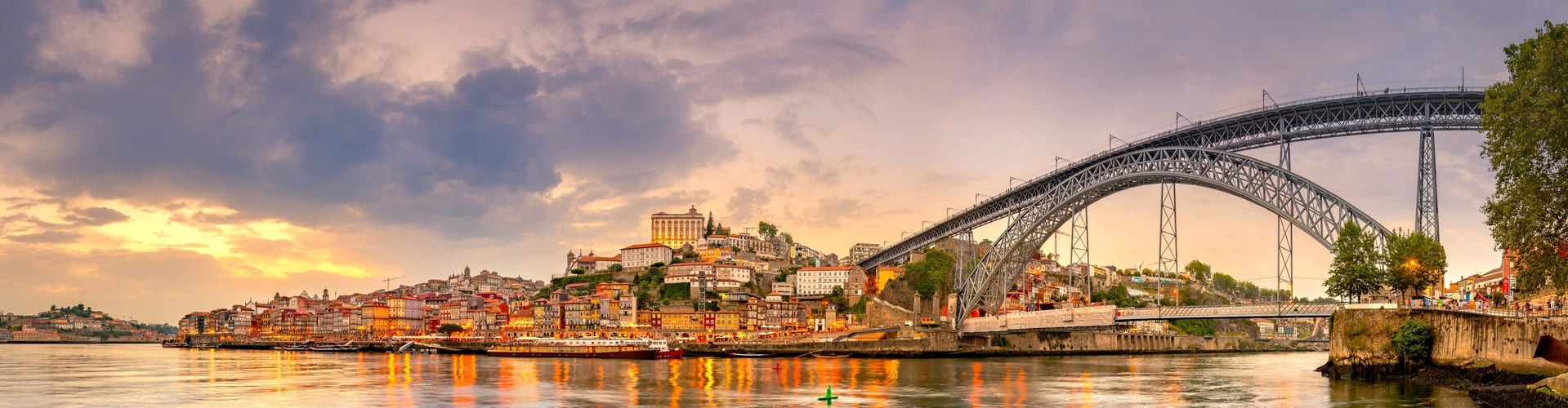 View of the city of Porto, in Portugal